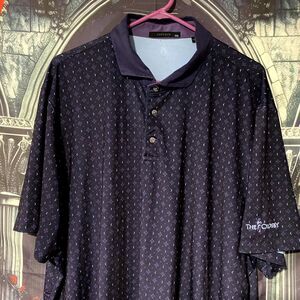 Greyson Polo Shirt Men's 2XL Blue High-Low Athletic Performance Golf Sports